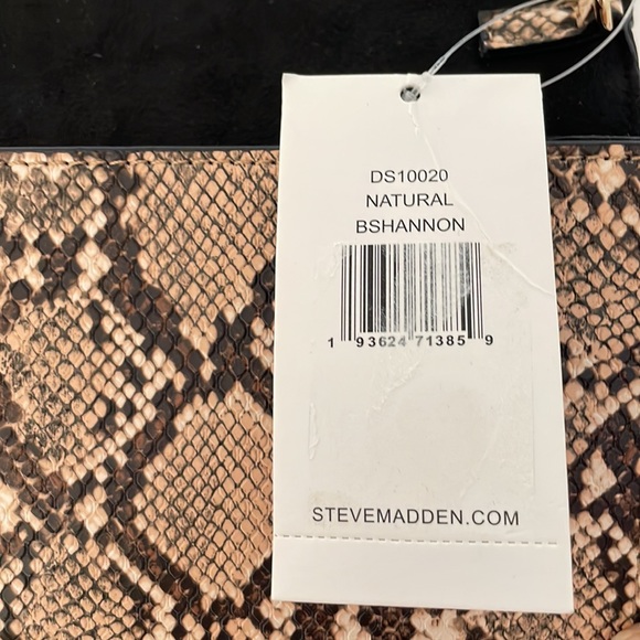 NWT Steve Madden Snakeprint Clutch (BShannon) - Picture 6 of 7